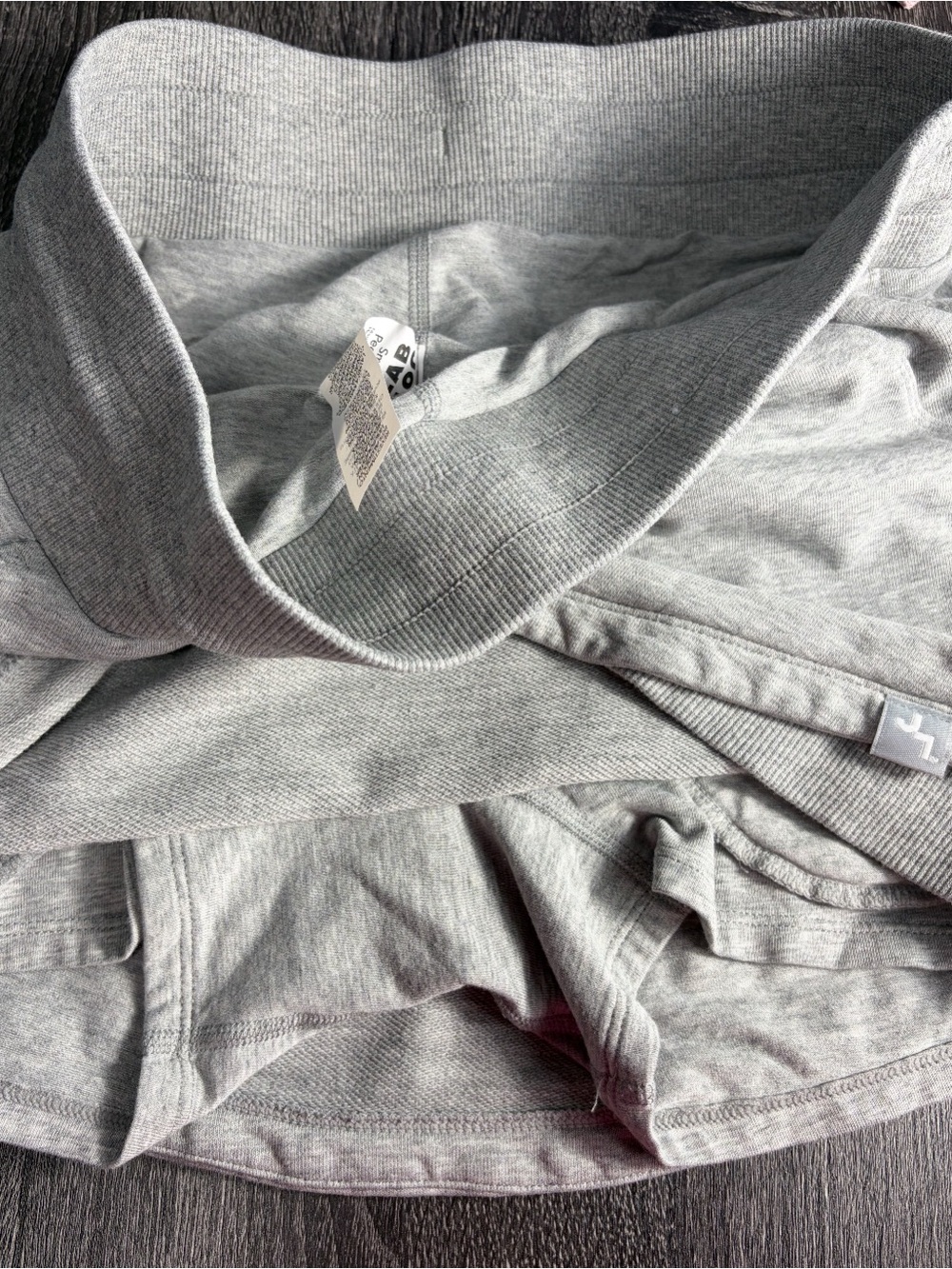 JoyLab Light Gray Drawstring Skort - Picture 4 of 5